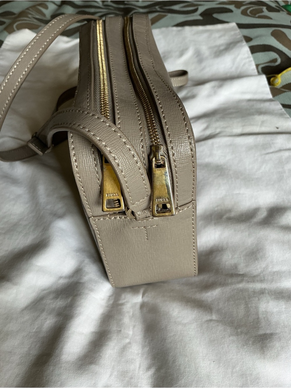 Furla Taupe Crossbody Bag - Picture 7 of 10